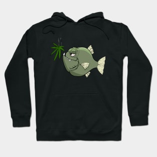 Fishing with weed Hoodie